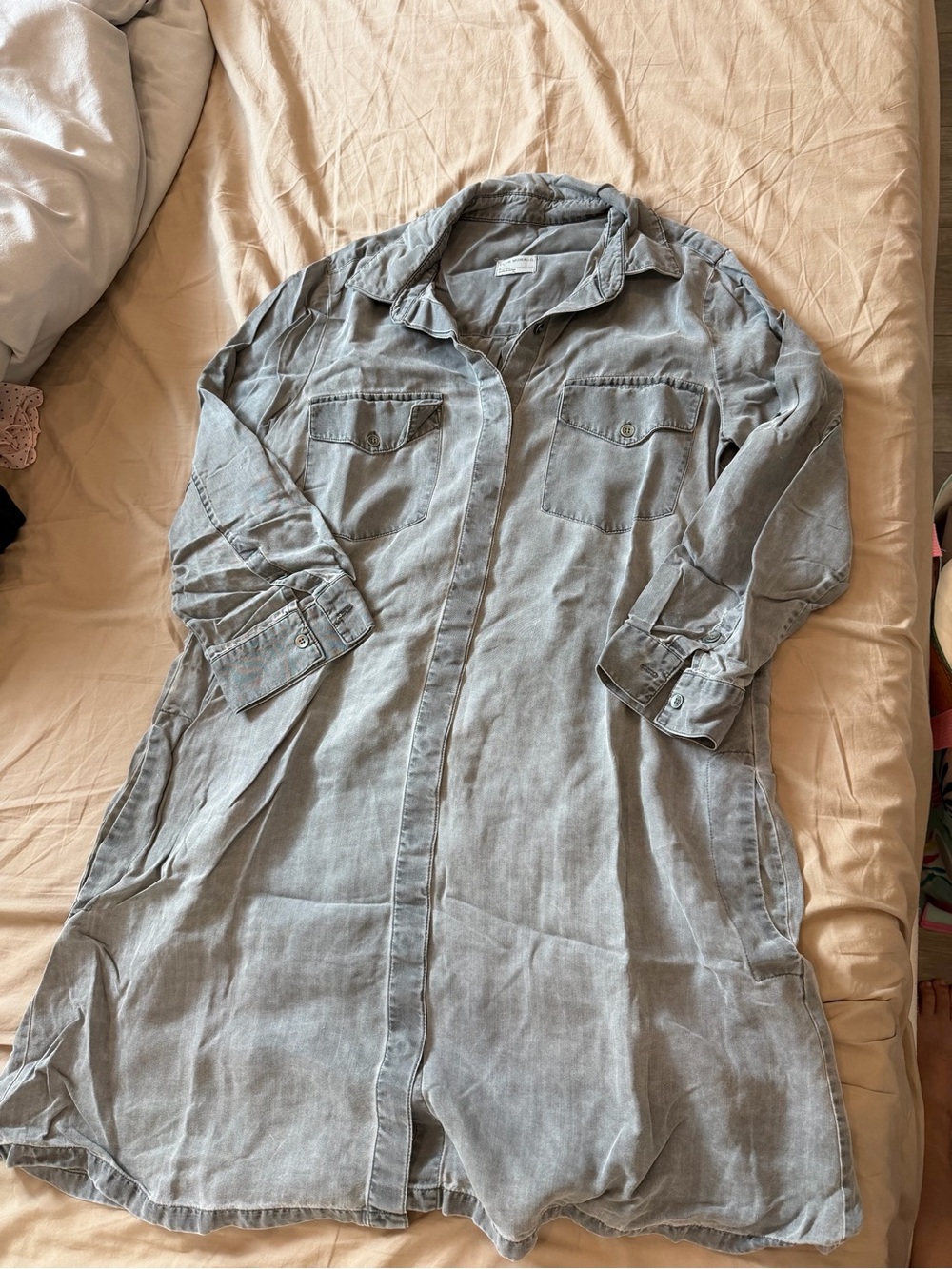 Light Gray denim club Monaco dress